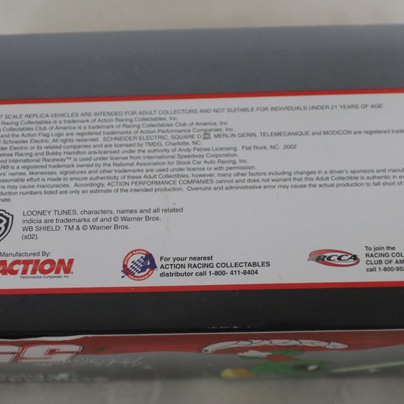 Action 1/24 Scale #55 Hamilton 2002 Monte Carlo Marvin The Martian Nascar - Picture 4 of 14